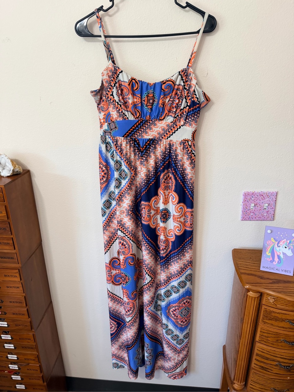 Elle maxi sleeveless dress size Small